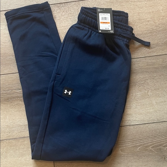 Under Armour Mens Sweatpants - Blue, Gray, Black - Picture 5 of 8